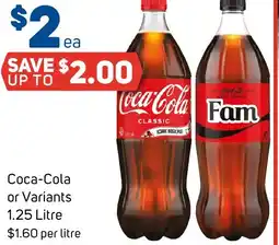 Foodland Coca-Cola or Variants offer