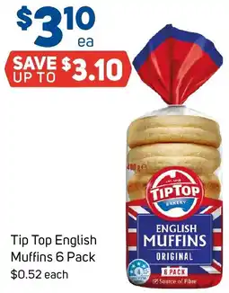 Foodland Tip Top English Muffins offer
