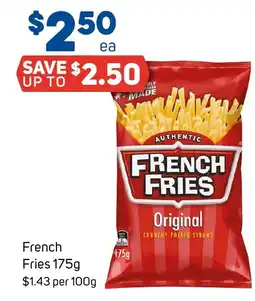 Foodland French Fries offer