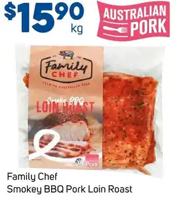 Foodland Family Chef Smokey BBQ Pork Loin Roast offer