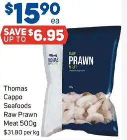 Foodland Thomas Cappo Seafoods Raw Prawn Meat offer