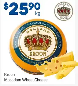 Foodland Kroon Massdam Wheel Cheese offer