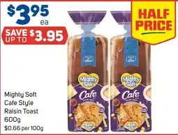 Foodland Mighty Soft Cafe Style Raisin Toast offer