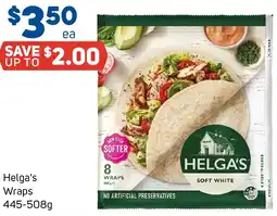 Foodland Helga's Wraps offer