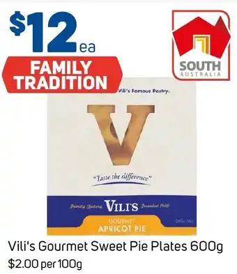 Foodland Vili's Gourmet Sweet Pie Plates offer