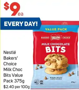 Foodland Nestlé Bakers' Choice Milk Choc Bits Value Pack offer