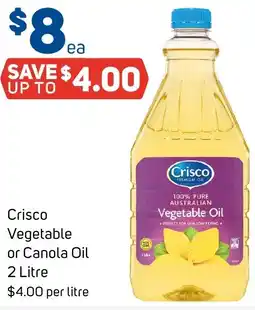 Foodland Crisco Vegetable or Canola Oil offer