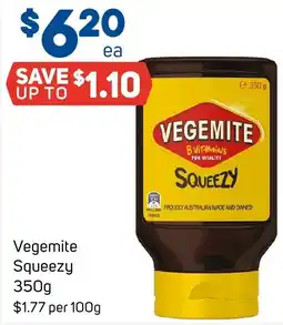 Foodland Vegemite Squeezy offer