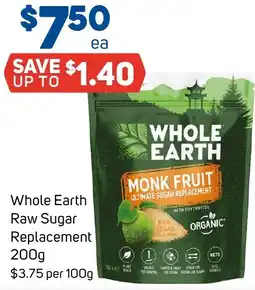 Foodland Whole Earth Raw Sugar Replacement offer