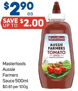 Foodland Masterfoods Aussie Farmers Sauce offer