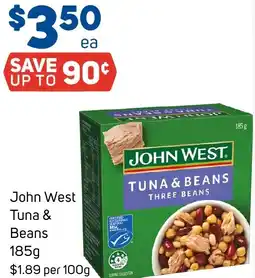Foodland John West Tuna & Beans offer