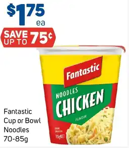 Foodland Fantastic Cup or Bowl Noodles offer