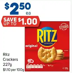 Foodland Ritz Crackers offer