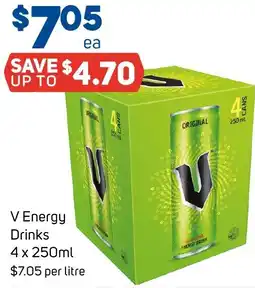 Foodland V Energy Drinks offer