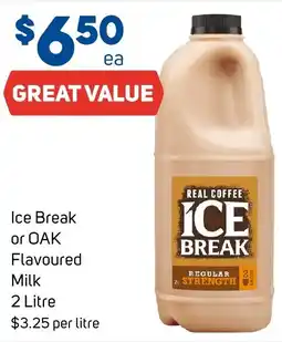 Foodland Ice Break or OAK Flavoured Milk offer