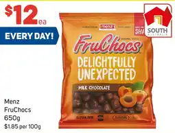Foodland Menz FruChocs offer