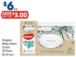 Foodland Huggies Baby Wipes Clutch offer