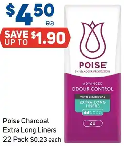 Foodland Poise Charcoal Extra Long Liners offer