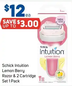 Foodland Schicke Lemon Berry Razor & 2 Cartridge offer