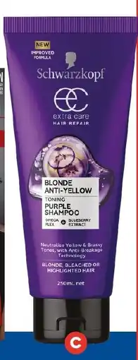 Foodland Schwarzkopf Extra Care Shampoo or Conditioner offer
