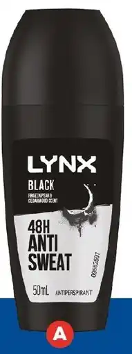 Foodland LYNX Roll On Deodorant offer