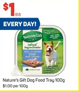 Foodland Nature's Gift Dog Food Tray offer