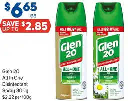 Foodland Glen all-in-one disinfects offer