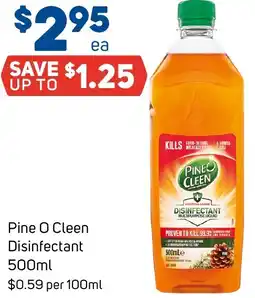 Foodland Pine O Cleen Disinfectant offer
