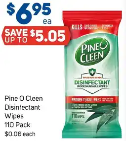 Foodland Pine O Cleen Disinfectant Wipes offer