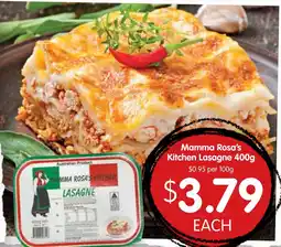 Spudshed Mamma Rosa's Kitchen Lasagne offer