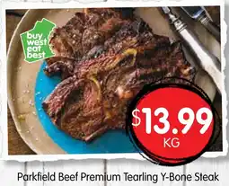 Spudshed Parkfield Beef Premium Tearling Y-Bone Steak offer
