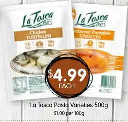 Spudshed La Tosca Pasta Varieties offer