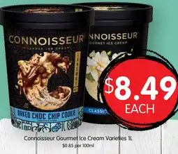 Spudshed Connoisseur Gourmet Ice Cream Varieties offer