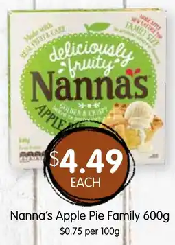 Spudshed Nanna's Apple Pie Family offer