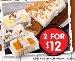 Spudshed Baked Provisions Cake Varieties offer