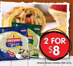 Spudshed Mission Wraps Varieties offer