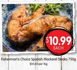 Spudshed Fisherman's Choice Spanish Mackerel Steaks offer
