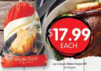 Spudshed Luv A Duck Whole Frozen #19 offer