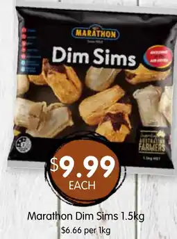 Spudshed Marathon Dim Sims offer