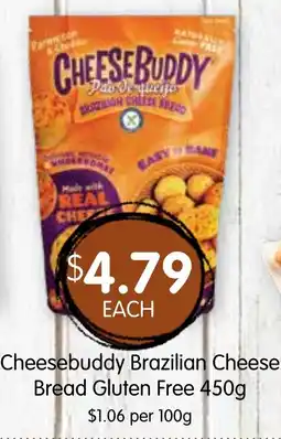 Spudshed Cheesebuddy Brazilian Cheese Bread Gluten Free offer