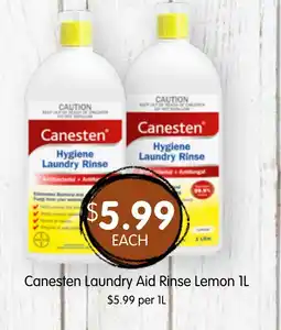 Spudshed Canesten Laundry Aid Rinse Lemon offer