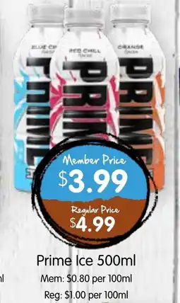 Spudshed Prime Ice offer
