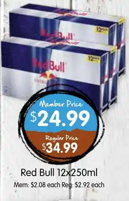 Spudshed Red Bull offer