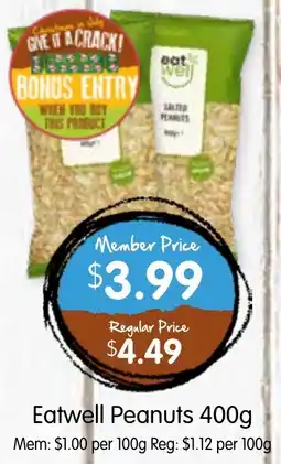 Spudshed Eatwell Peanuts offer