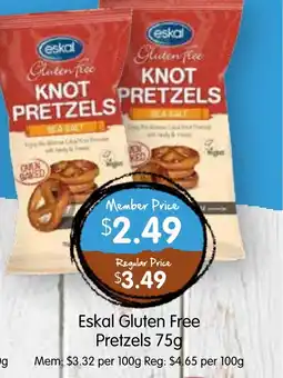 Spudshed Eskal Gluten Free Pretzels offer