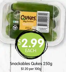 Spudshed Snackables Qukes offer