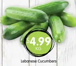 Spudshed Lebanese Cucumbers offer