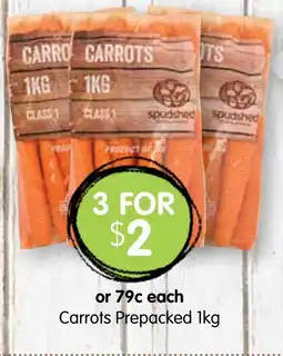 Spudshed Carrots Prepacked offer