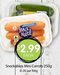 Spudshed Snackables Mini Carrots offer