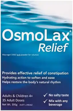Pharmacy Best Buys Osmolax relief adults & children offer